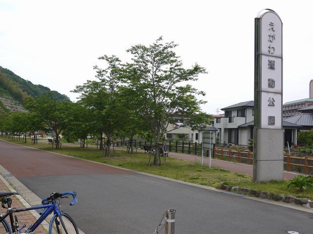 野母半島サイクリング道路をサイクリング キウイハズバンド