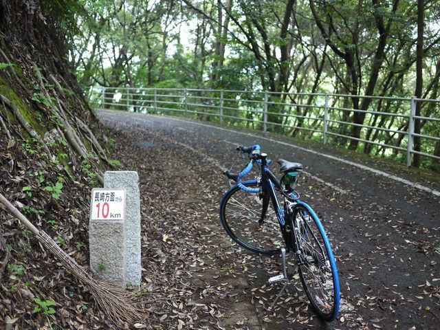 野母半島サイクリング道路をサイクリング キウイハズバンド